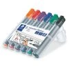 Staedtler Lumocolor Flipchart Markers Bullet Tip 6 Assorted Colours Writing Pens & Pencils