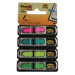 3M Filing & Folders Post-it Index Arrows Standard Assorted 684-ARR3