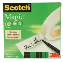 Scotch Magic Tape 810 25mm X 66m 8102566