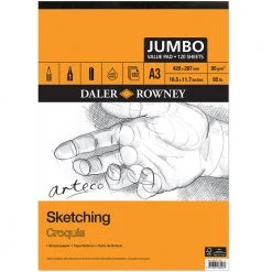 Daler Rowney Arteco Jumbo 120 Sheet Pad A3 Paper