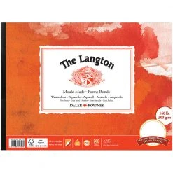 Paper Daler Rowney Langton Pad Hot Pressed 300g 12 Paper Daler Rowney Langton Pad Hot Pressed 300g