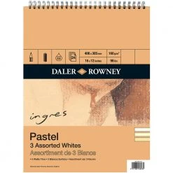 Daler Rowney Ingres Spiral White Shades 150g Paper