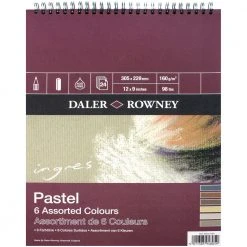 Daler Rowney Ingres Spiral 6 Assorted Shades 150g Paper