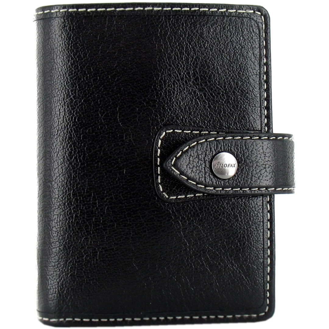 Filofax Malden Mini Leather Organiser Black 3 Filofax Malden Mini Leather Organiser Black