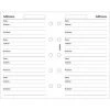 Filofax Address Books Mini Name, Address And Telephone Number