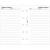 Filofax Mini Name And Telephone Number