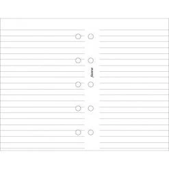 Filofax Filofax Refills Mini White Ruled Notepaper