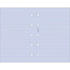 Filofax Mini Lavender Ruled Notepaper