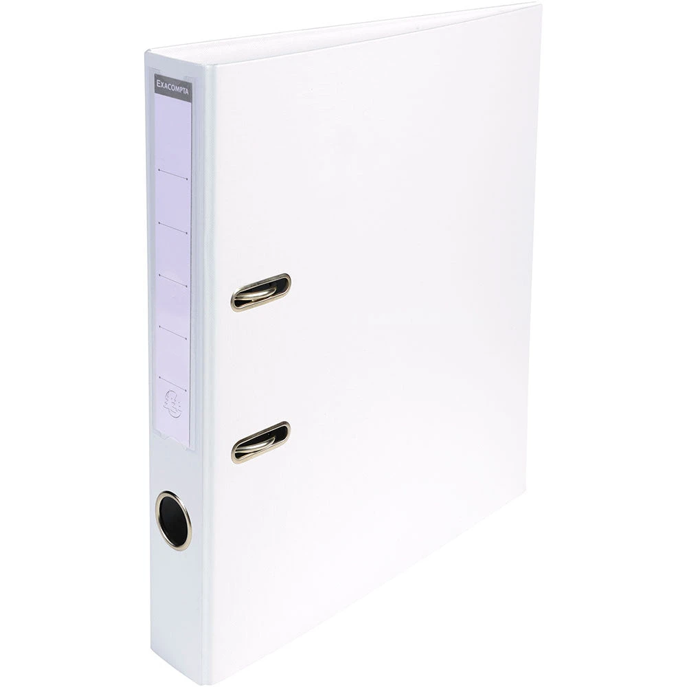 Exacompta Lever Arch File A4 50mm White 3 Exacompta Lever Arch File A4 50mm White