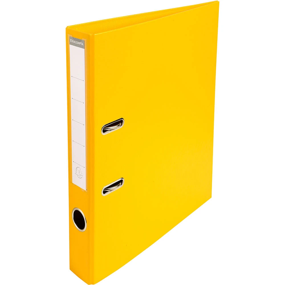 Exacompta Lever Arch File A4 50mm Spine Yellow 3 Exacompta Lever Arch File A4 50mm Spine Yellow