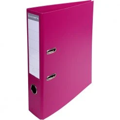 Filing & Folders Exacompta Lever Arch File A4 70mm Raspberry