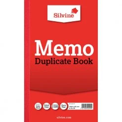 Silvine Duplicate Memo Book 8 1/4 X5