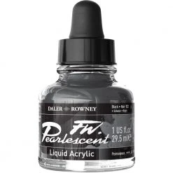 Daler Rowney FW Pearlescent Ink 29.5ml Black