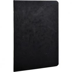 Clairefontaine Notebooks And Journals Age Bag Stapled Notebook A5 Black