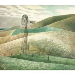 Canns Down Press Eric Ravilious - The Waterwheel Greetings Cards