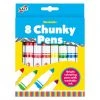 Galt 8 Chunky Pens - Washable - Fel Tips