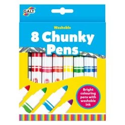 Galt 8 Chunky Pens - Washable - Fel Tips