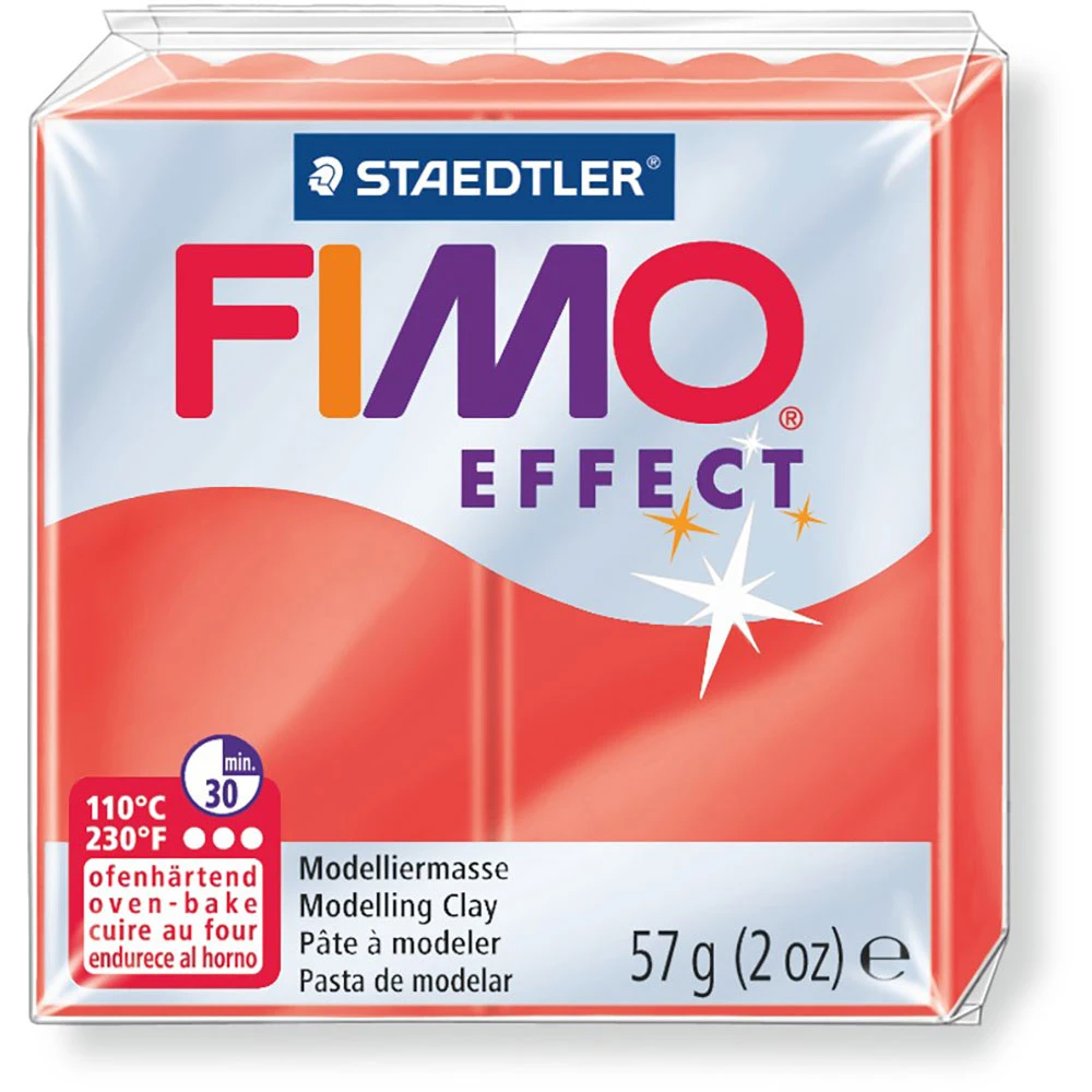 Fimo Effect 58g Transparent Red 3 Fimo Effect 58g Transparent Red