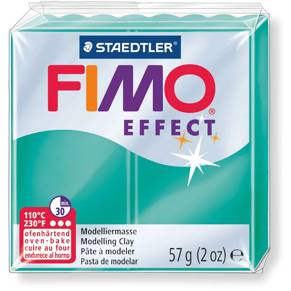 Fimo Effect 58g Transparent Green 3 Fimo Effect 58g Transparent Green