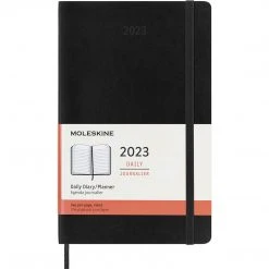 Diaries Moleskine 2023 12 Month Diary Large Soft Cover
