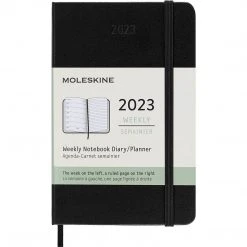Moleskine 2023 12 Month Diary Pocket Hard Cover Diaries
