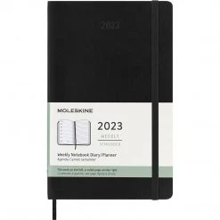 Diaries Moleskine 2023 12 Month Diary Large Soft Cover
