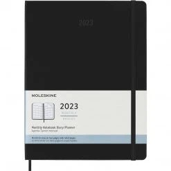Diaries Moleskine 2023 12 Month Diary Extra Large Soft Cover