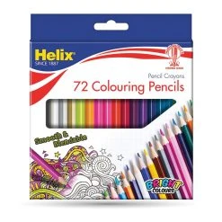 Helix Coloured Pencils Pack Of 72