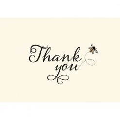 Peter Pauper Press Bumblebee Thank You Notes Social Stationery