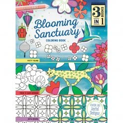 Greta Grama & Patty Young Blooming Sanctuary Drawing & Colouring