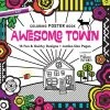 Melissa Averinos Awesome Town Coloring Poster Book
