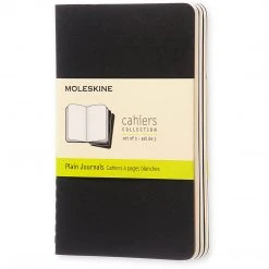 Notebooks And Journals Moleskine Cahier 3 Set Pocket Plain