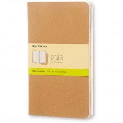 Moleskine Cahier 3 Set Large Plain Notebooks And Journals