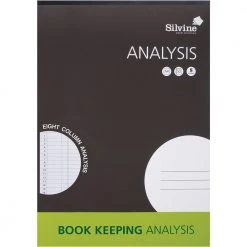 Books, Pads & Albums Silvine Analysis Pad 8 Columns A4