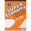 Silvine Economy Refill Pad A4 200 Sheets Narrow Feint & Margin