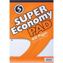 Silvine Economy Refill Pad A4 200 Sheets Narrow Feint & Margin
