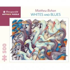 Pomegranate Pomegranate Jigsaw Puzzles Matthew Bohan: Whites And Blues 500-piece Jigsaw Puzzle