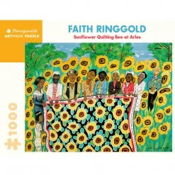Pomegranate Faith Ringgold: Sunflower Quilting Bee At Arles 1000-piece Jigsaw Puzzle Contemporary And Traditional Jigsaws