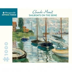 Pomegranate Monet: Sailboats On The Seine 1000-piece Jigsaw Puzzle