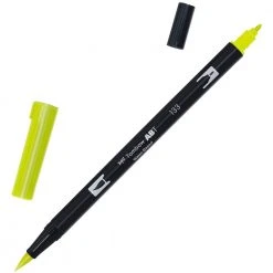 Tombow Dual Tip Brush Pen - Chartreuse Drawing & Colouring
