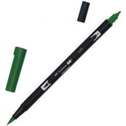 Drawing & Colouring Tombow Dual Tip Brush Pen - Dark Jade
