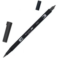 Tombow Dual Tip Brush Pen - Lamp Black