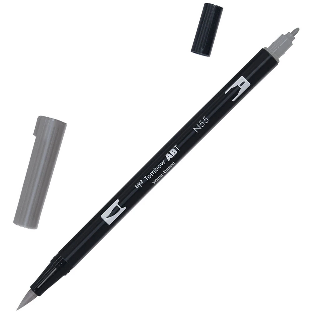 Drawing & Colouring Tombow Dual Tip Brush Pen - Cool Grey 7 3 Drawing & Colouring Tombow Dual Tip Brush Pen - Cool Grey 7