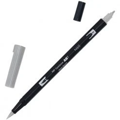 Tombow Dual Tip Brush Pen - Cool Grey 6 Drawing & Colouring