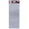 Anitas Outline Stickers - Small Letters - Silver Stickers And Peeloffs