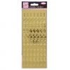 Anitas Outline Stickers - Large Numbers - Gold