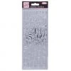 Anitas Outline Stickers - Mixed Numbers - Silver