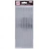 Anitas Stickers And Peeloffs Outline Stickers - Straight Line Borders - Silver