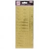 Anitas Stickers And Peeloffs Outline Stickers - Regular Best Wishes - Gold
