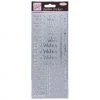 Anitas Outline Stickers - Regular Best Wishes - Silver